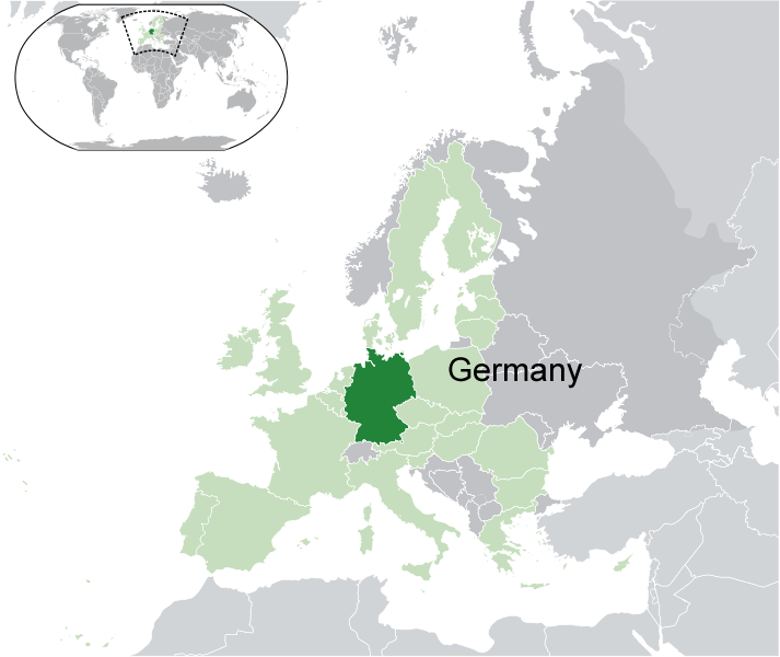 Wo ist Deutschland in der Welt