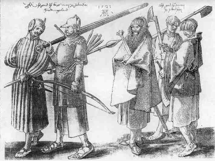 irisch Soldaten 16th Jahrhundert