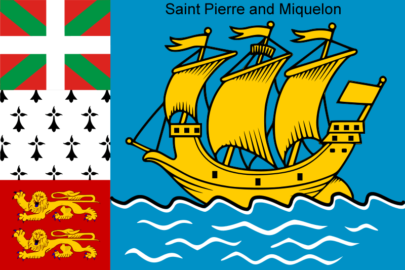 Saint Pierre und Miquelon Flagge