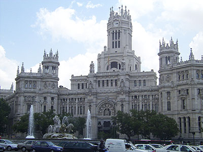 Plaza de Cibeles Madrid Spanien