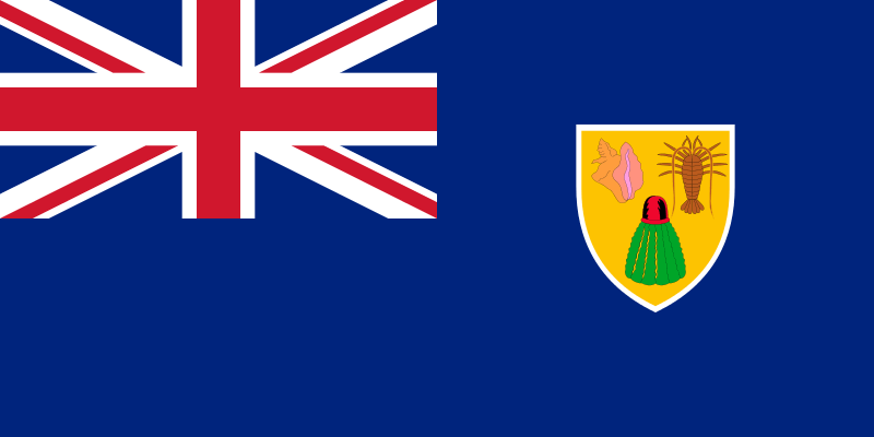 Turks und Caicosinseln Flagge