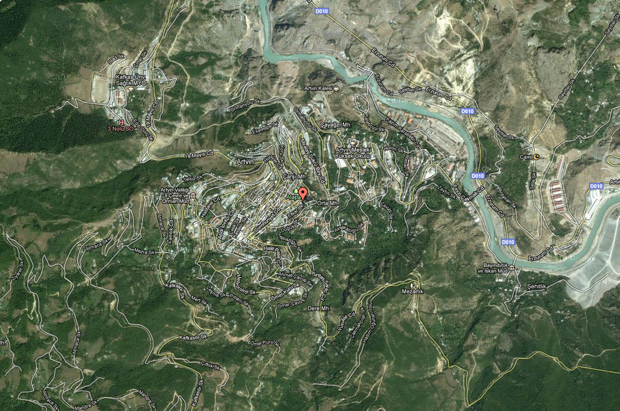 savsat Karte, Artvin