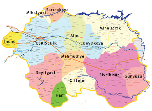 Sivrihisar Karte, Eskisehir