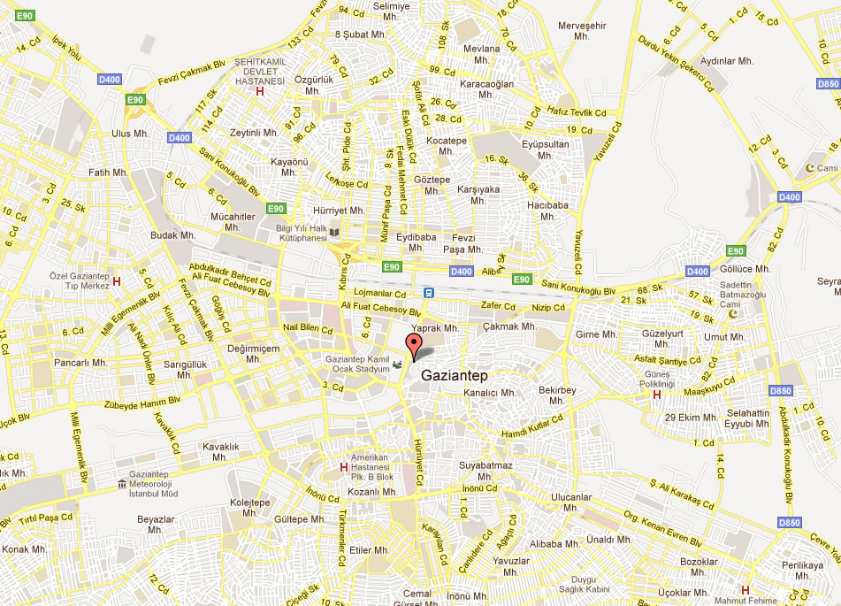 Yavuzeli Karte, Gaziantep