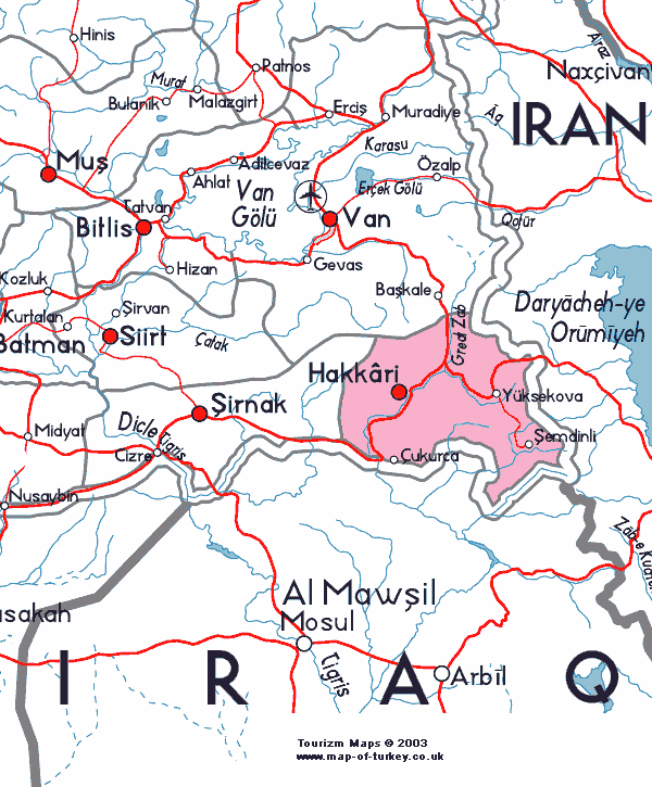 Cukurca Karte, Hakkari