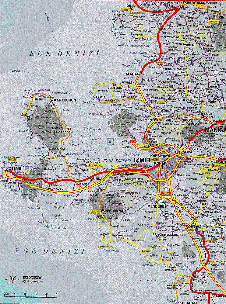 Turgutlu Karte, Izmir