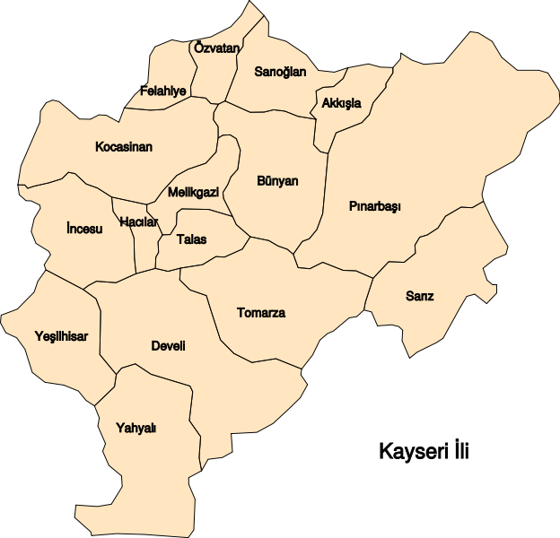 Erciyes Karte, Kayseri