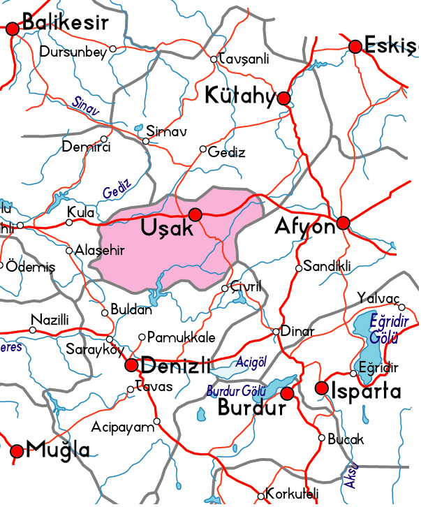 Banaz Karte, Usak