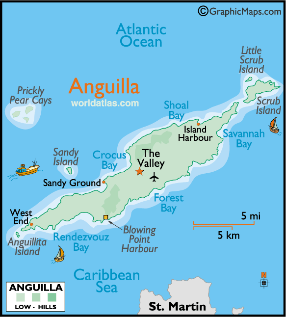 Anguilla Maps