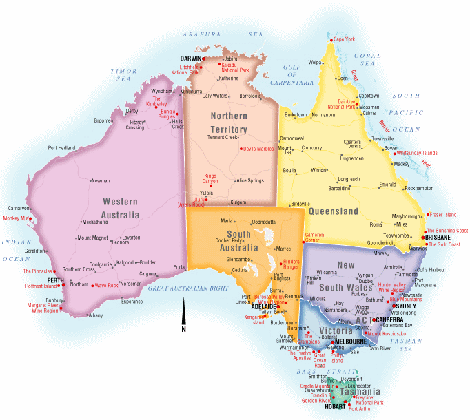 sydney karte australisch