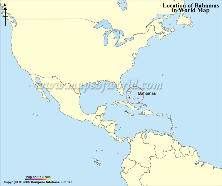 bahamas lage karte