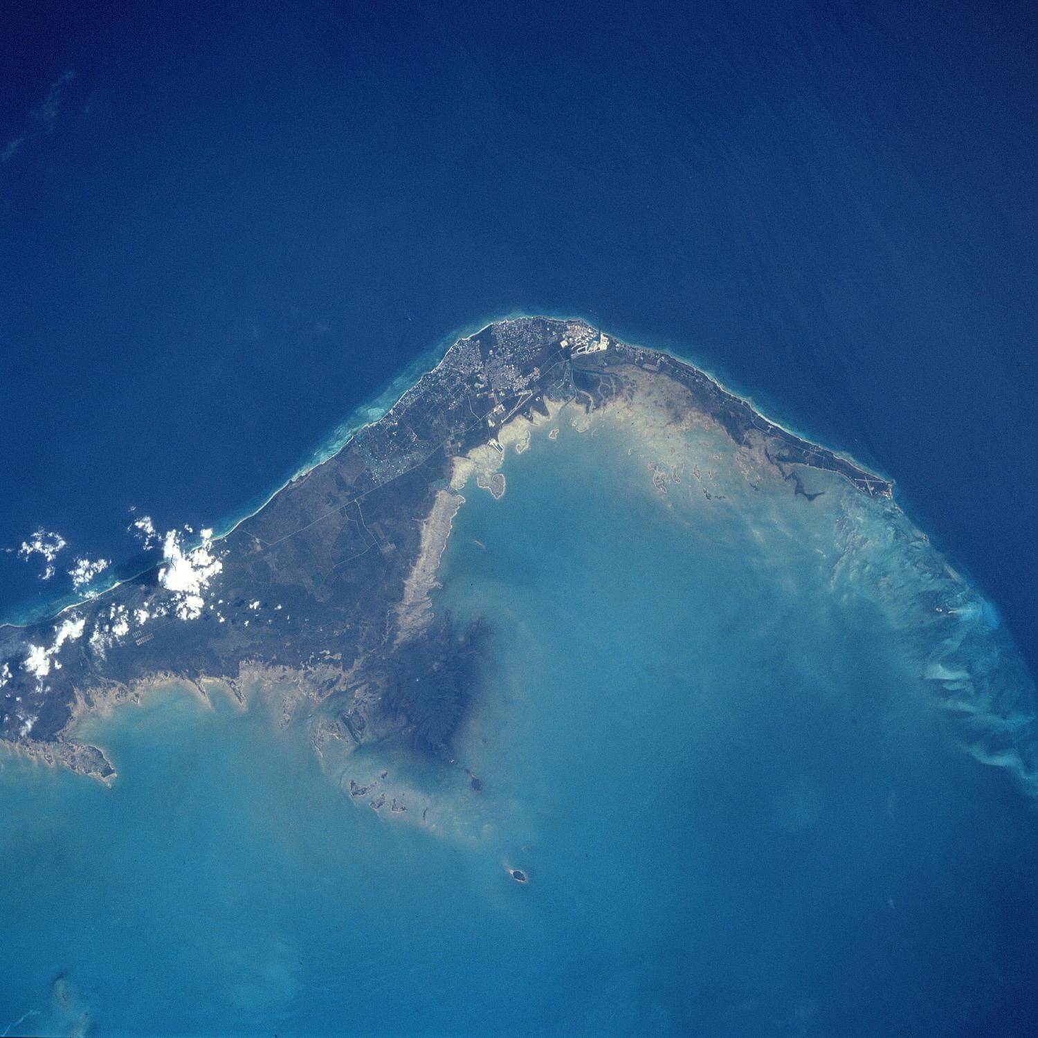 satellit bild foto von bahamas