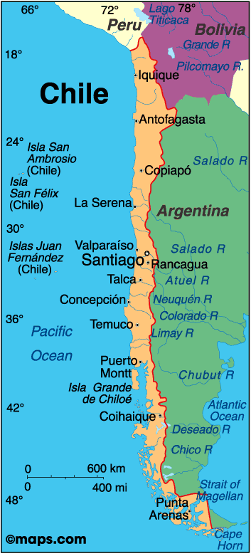 Maps von Chile