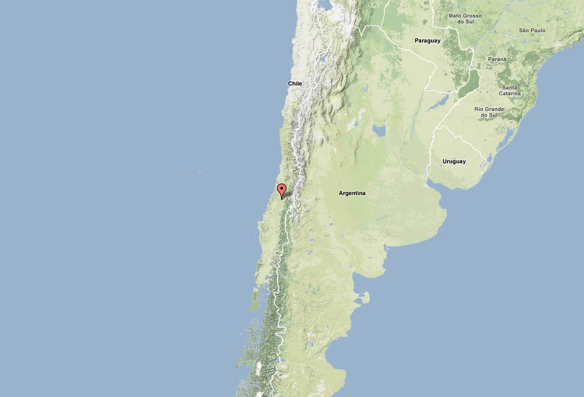 Terrain Image von Chile