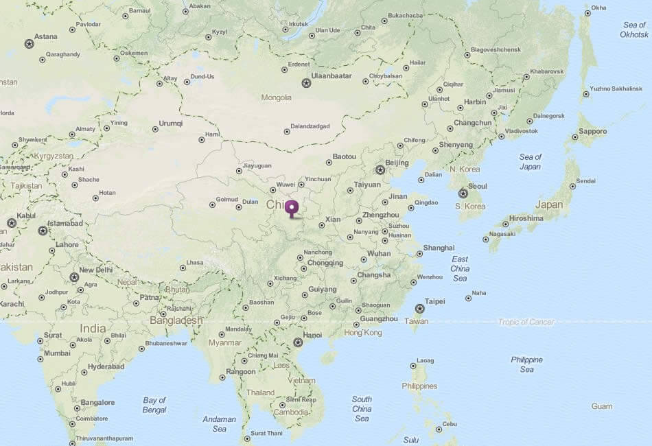 Karte von China google
