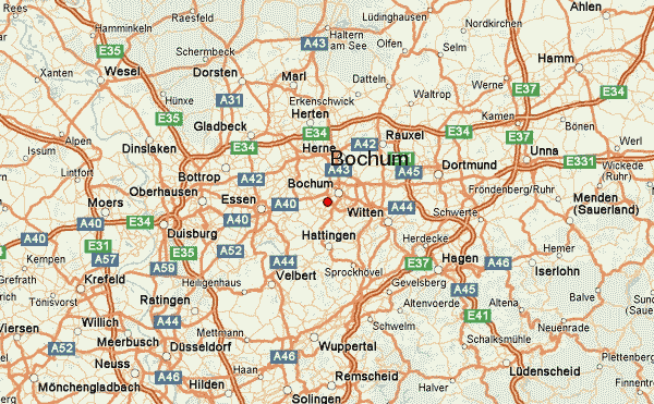 Bochum strase karte