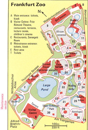 frankfurt zoo karte
