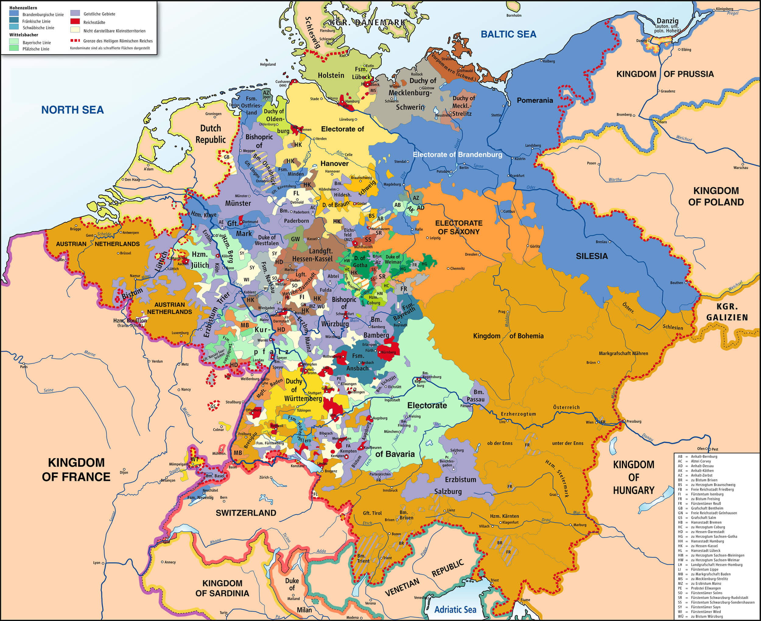 holy romische reich 1789 deutschland