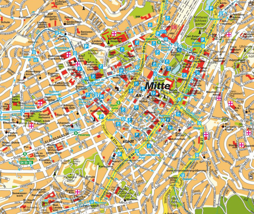 Stuttgart karte