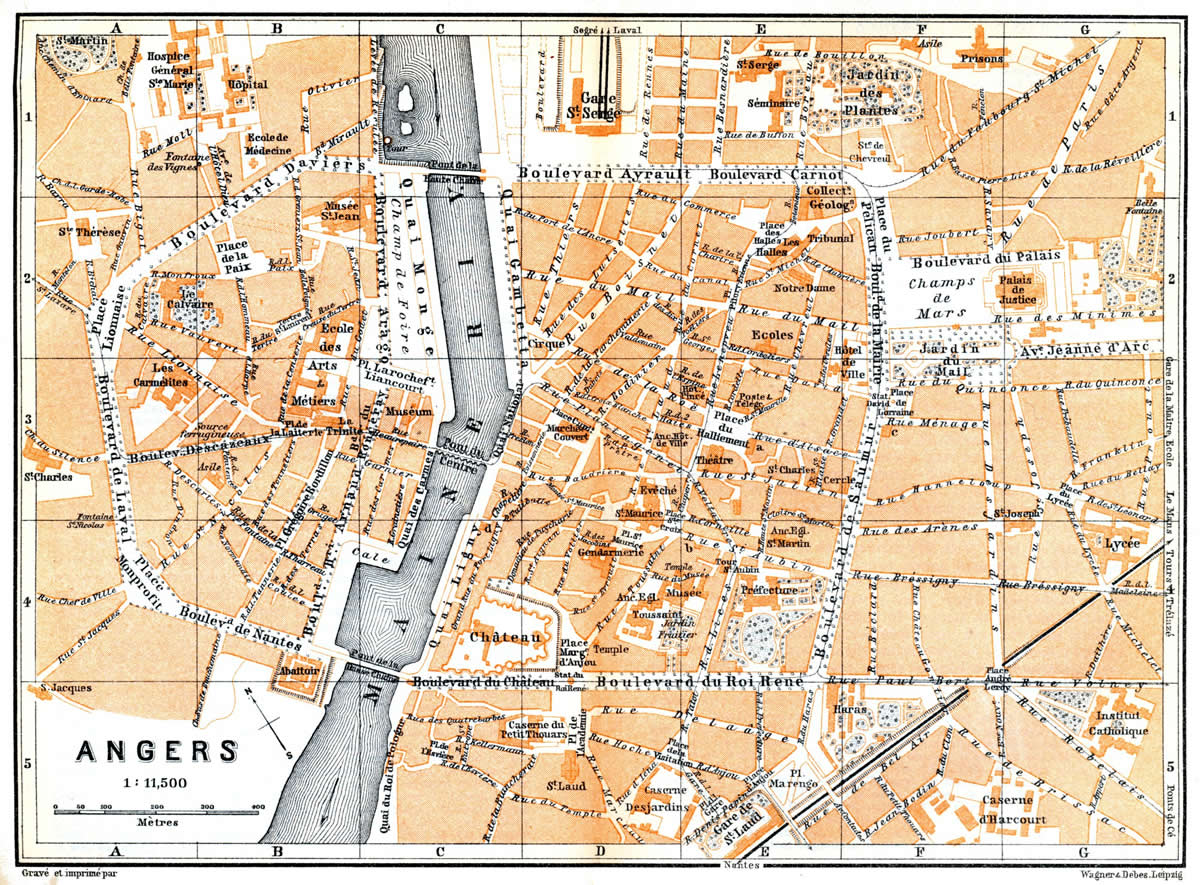 Angers karte 1899