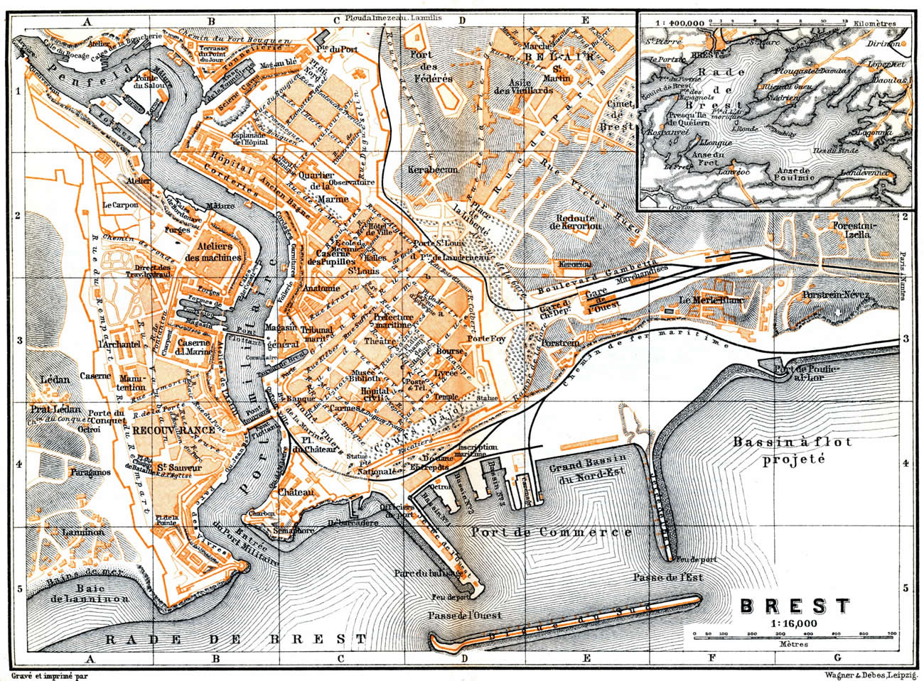 karte von Brest 1899