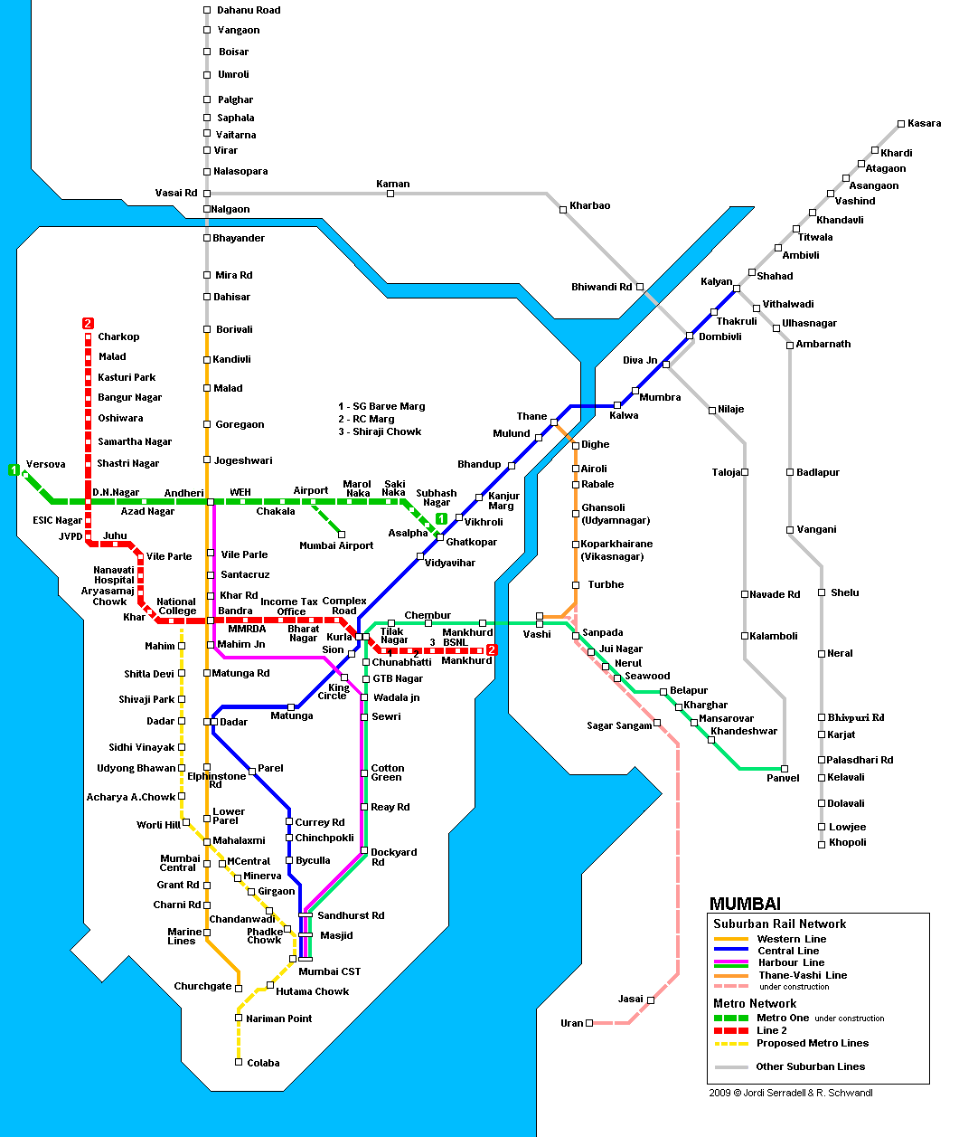 mumbai metro karte