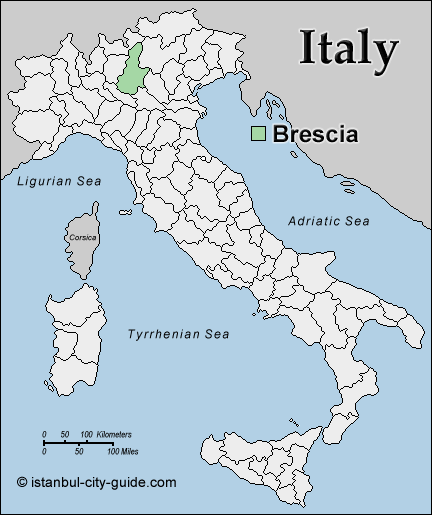 italien karte Brescia