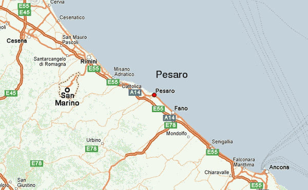 Pesaro strase karte