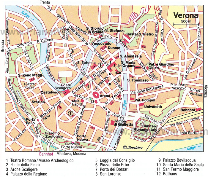 Verona karte