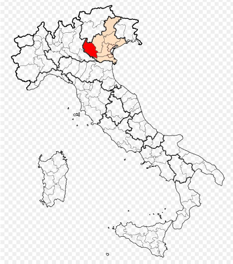 italien Verona karte