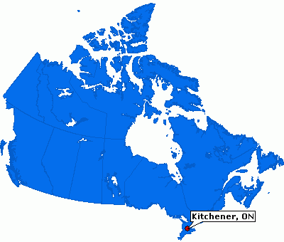 Kitchener karte kanada