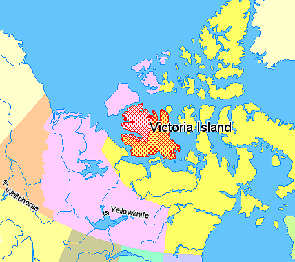 Victoria insel karte