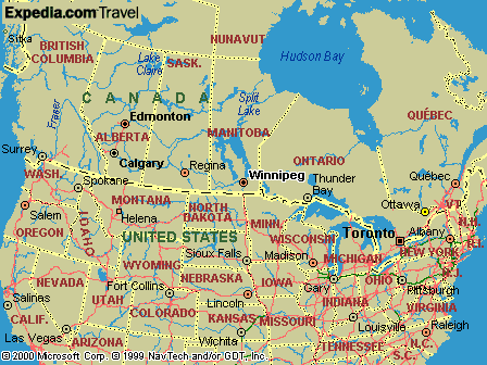 Winnipeg karte kanada