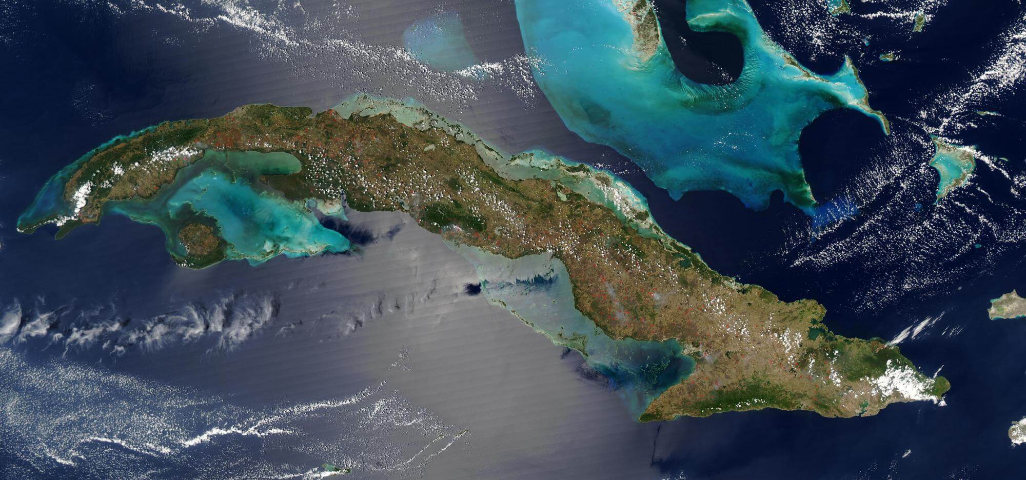 satellit bild foto von kuba