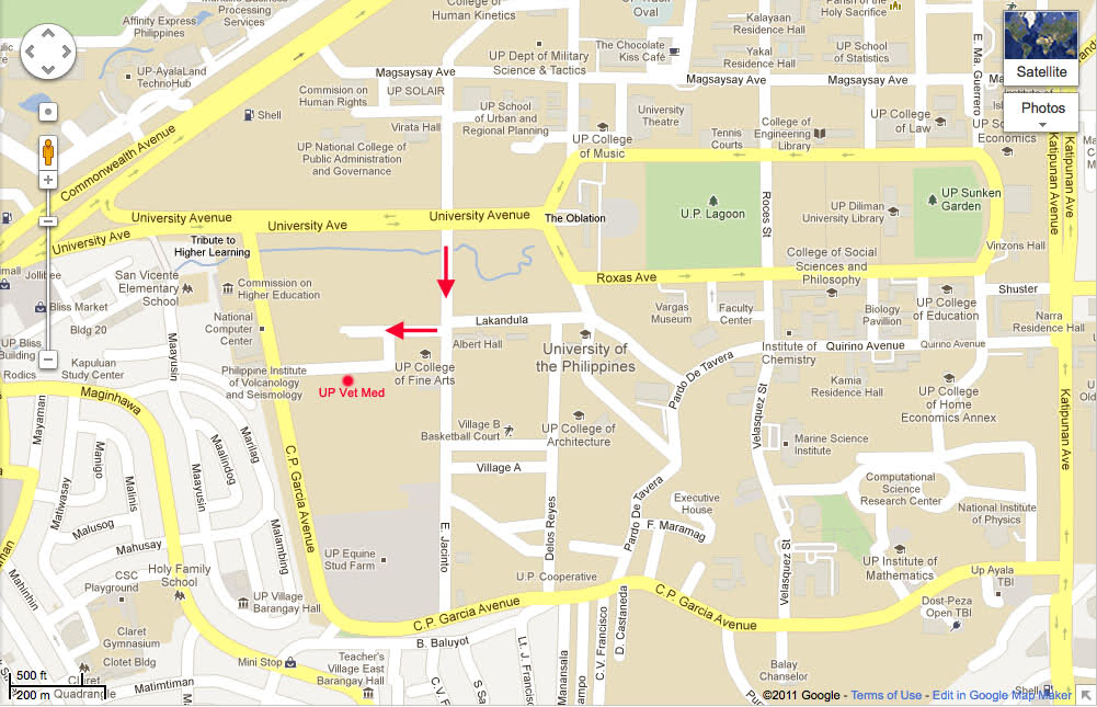 Antipolo Stadt Center Karte 