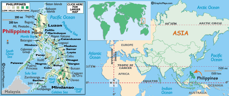 philippinen karte