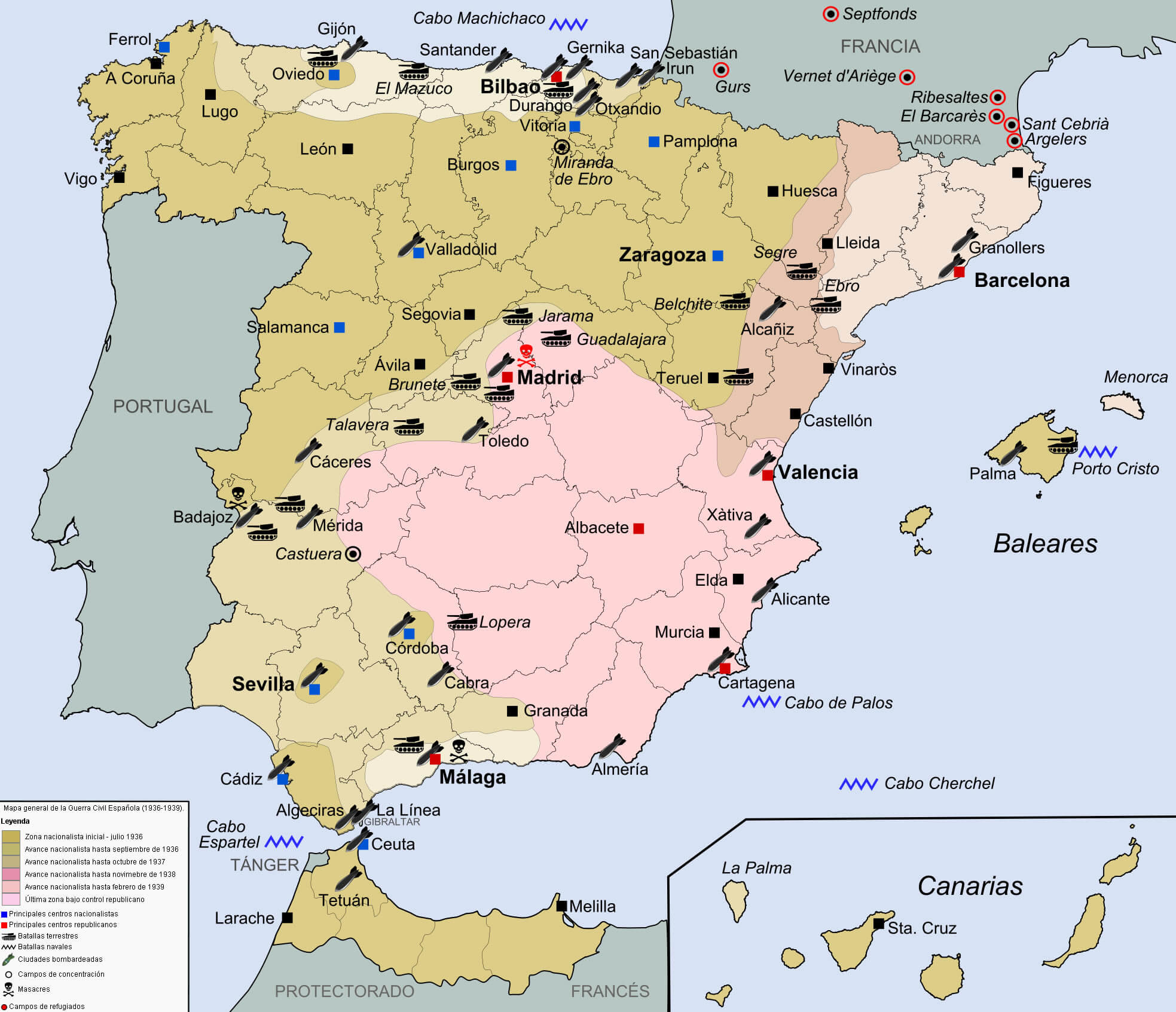 spanisch civil krieg 1936 1939