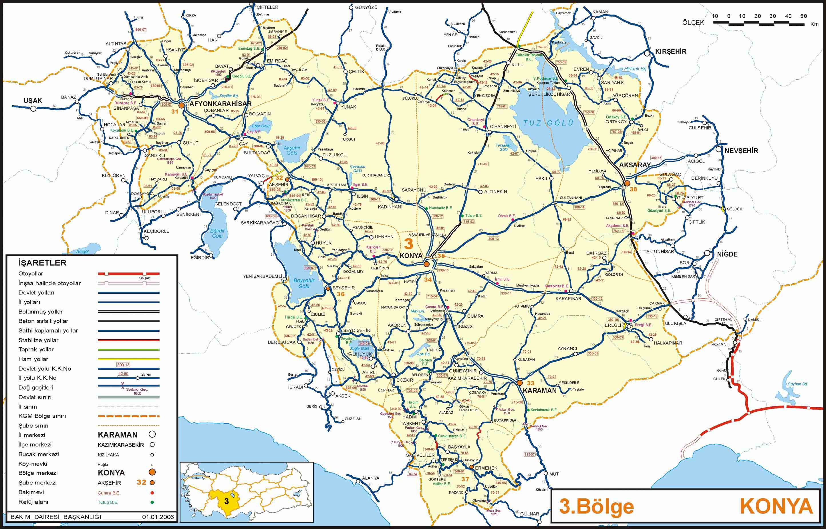 afyon laskes regionen karte