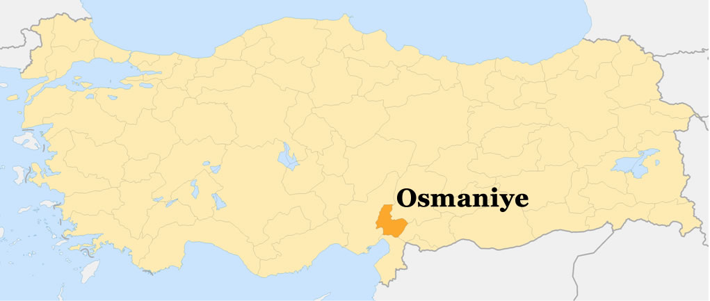 wo ist osmaniye im turkei