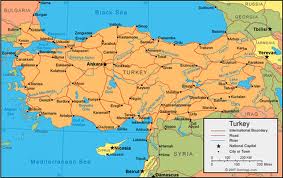 turkei politisch karte