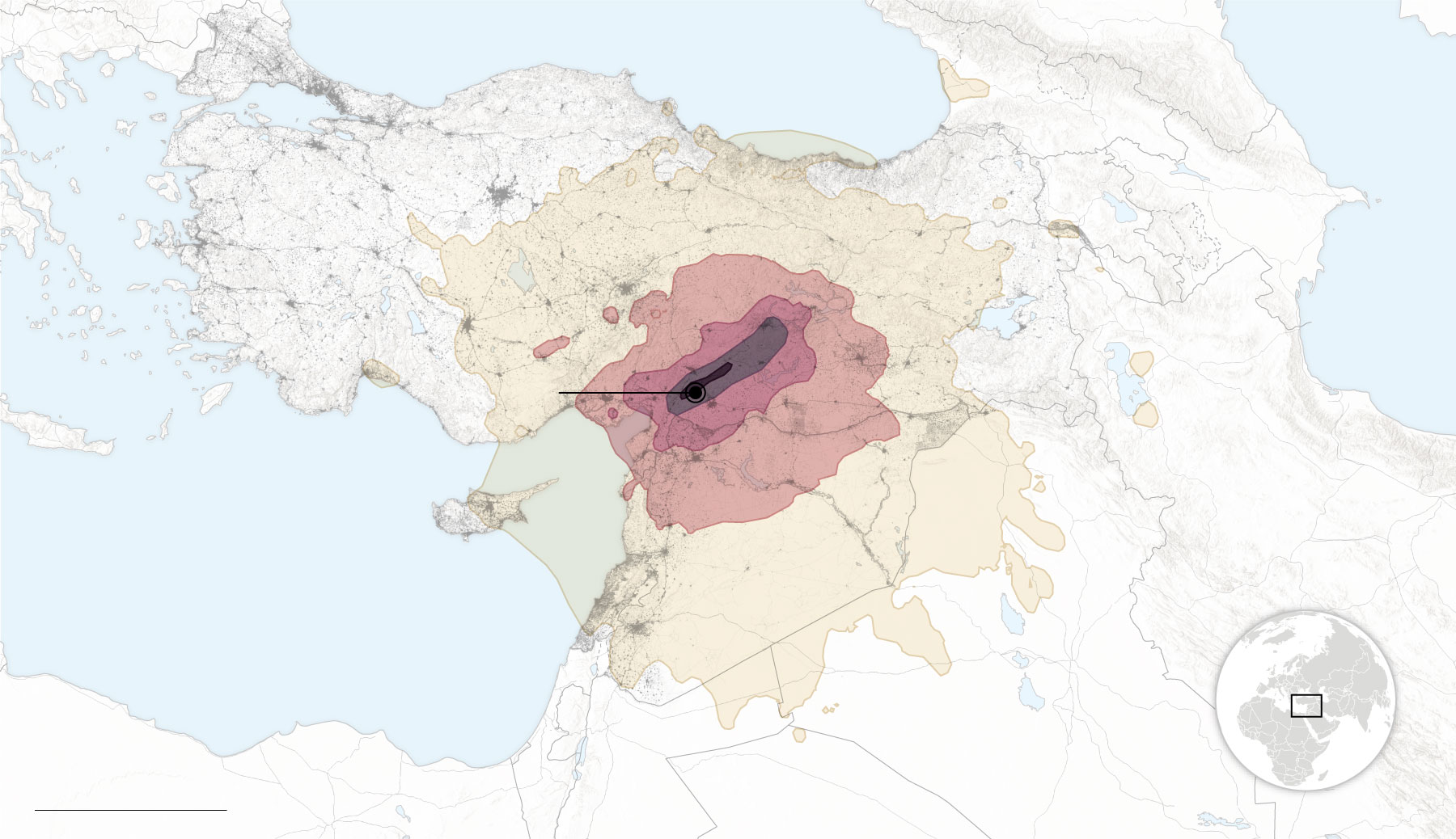 Türkei Erdbeben 2023 Karte