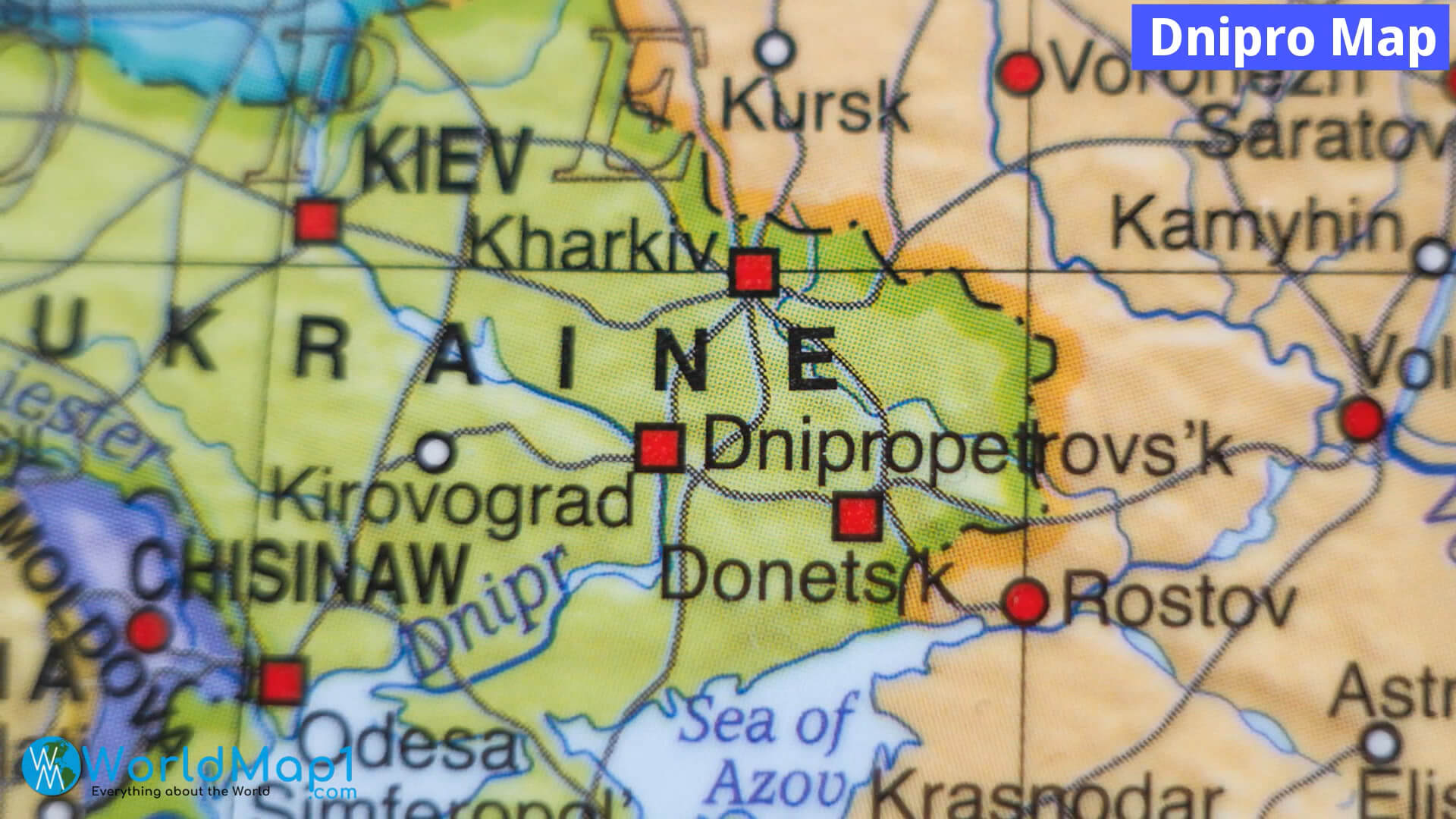 Dnipro-Karte