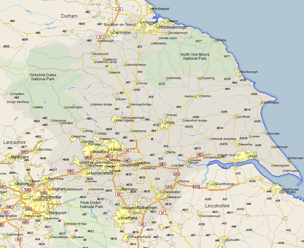 Bolton regionen karte