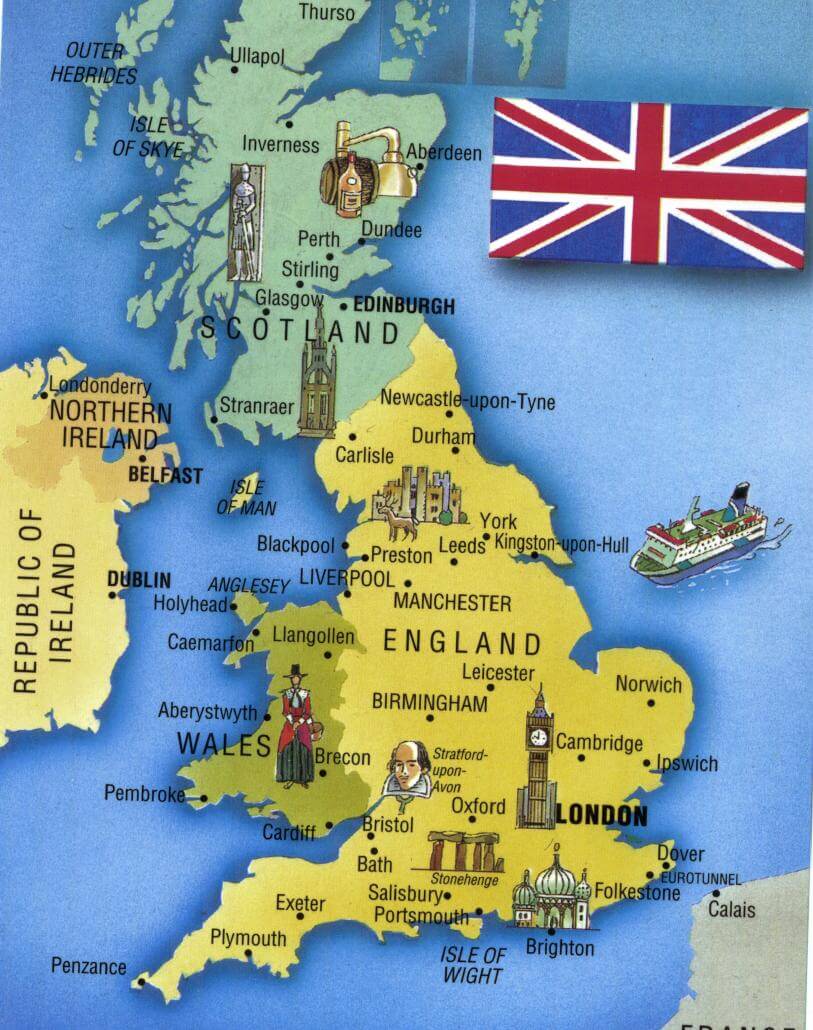 england karte