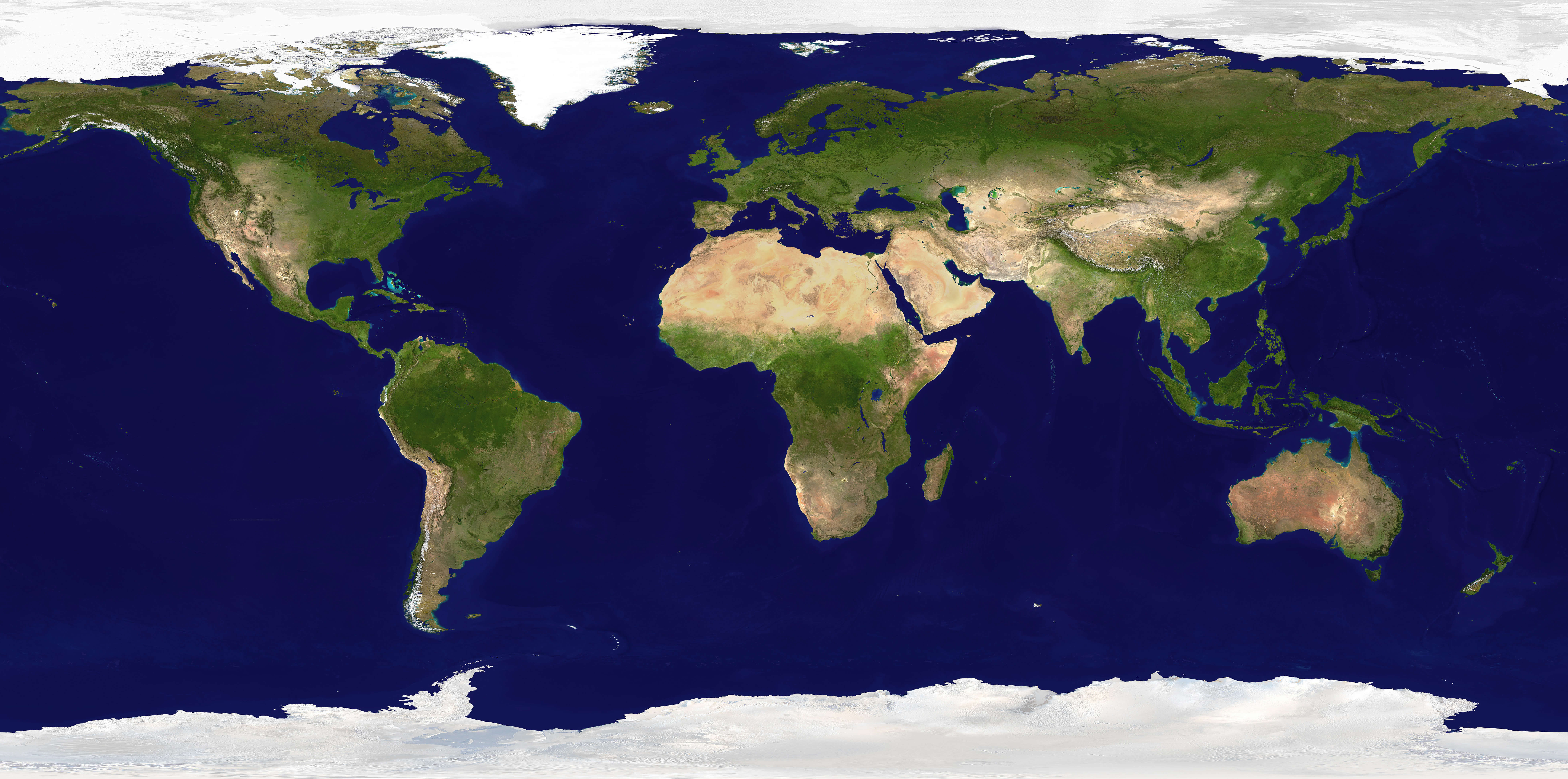 Weltkarte blue marble